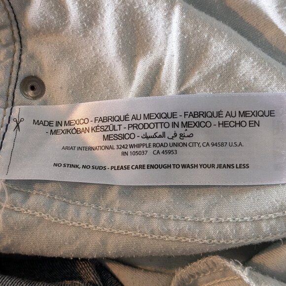 Ariat REAL Mid-Rise Boot Jeans Size 33R - Picture 14 of 15